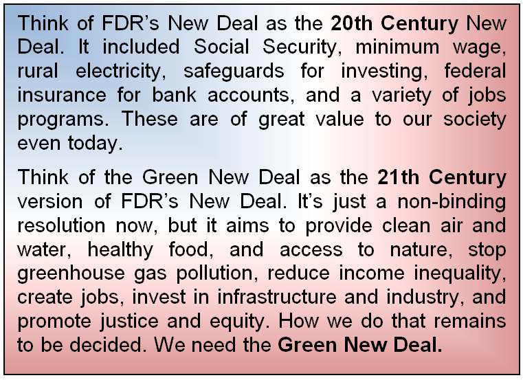 GREEN NEW DEAL